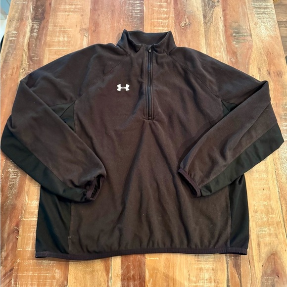 Under Armour Other - Under Armour Men's Black Pullover Fleece sweatshirt Size Large